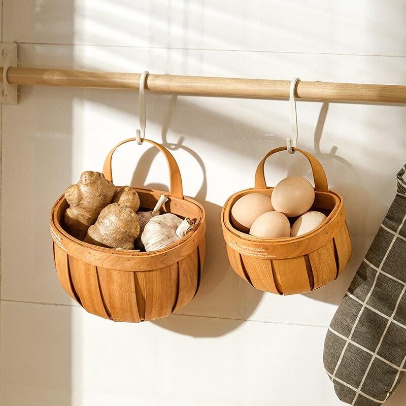 Parisian Wooden Planter Storage Basket
