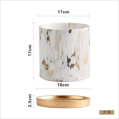 Golden Maze Flower Pots Collection