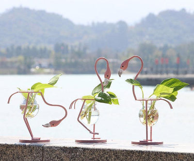 Tropical Flamingo Propagation Vase